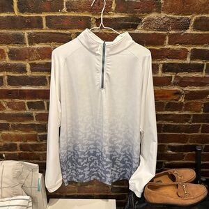 Peter Millar Ombre Quarterzip XL